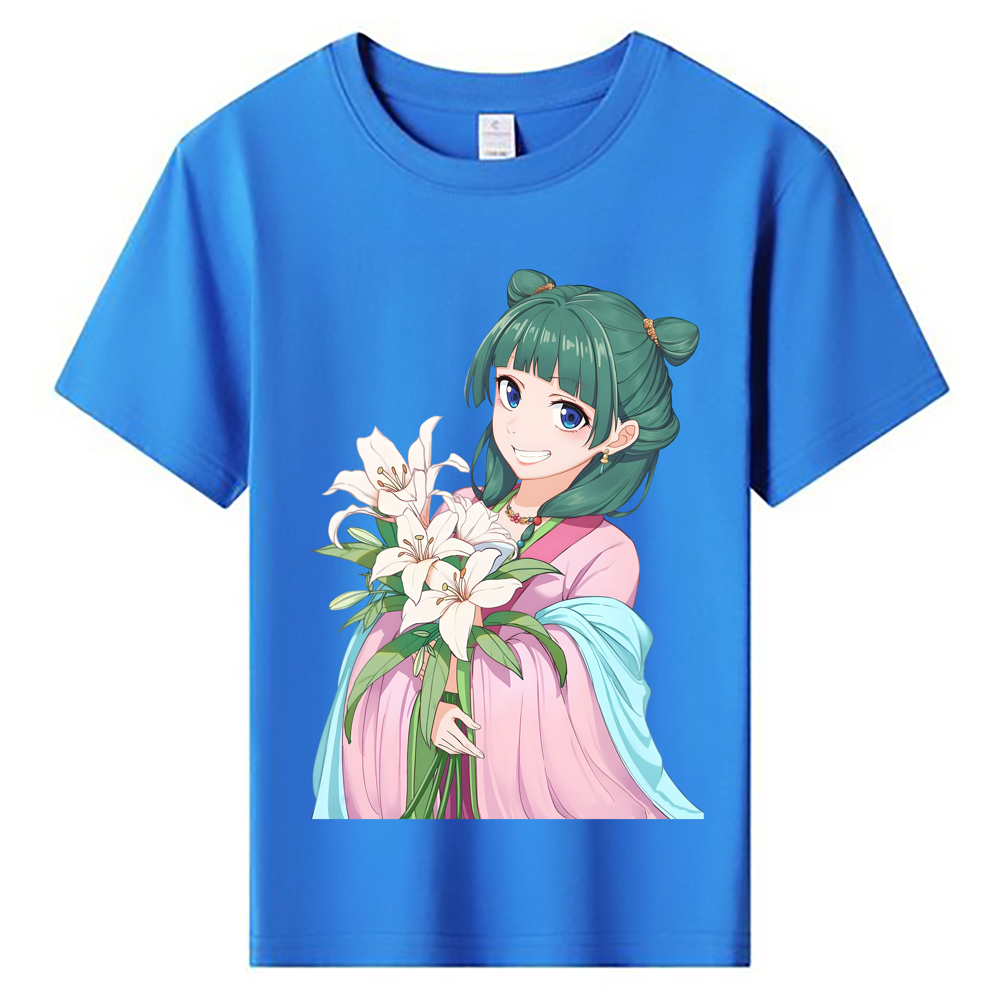 （画像用） 薬屋のひとりごと The Apothecary Diaries 綿100％キッズTシャツ（フロントプリント）